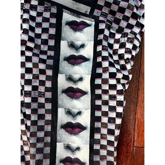 Niyama Sol Lip Service barefoot leggings size Large no longer in print yoga - Picture 2 of 5